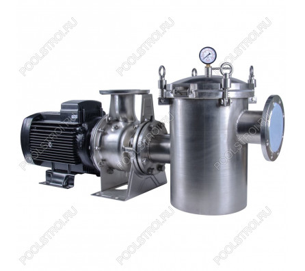 Насос AquaViva LX SCA65-40-125/3.0T (380В, ПФ, 38м³/ч*20м, 3кВт, 4лс) AISI 304