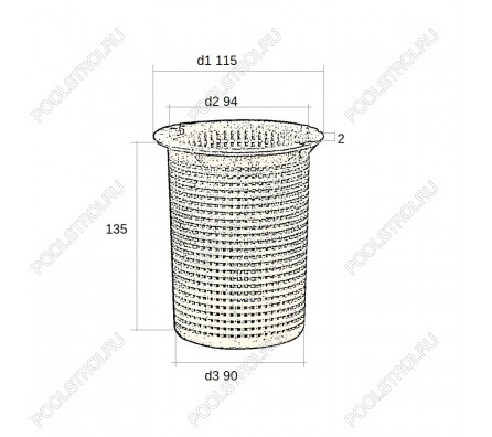 Корзинка префильтра Aquaviva SC 89021701